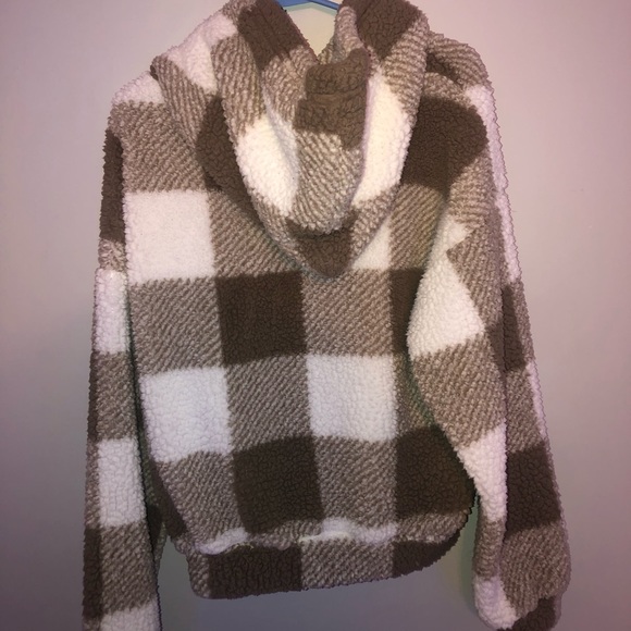 Shein checkered hoodie - Picture 3 of 9